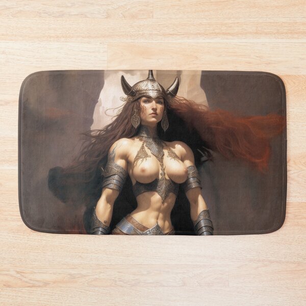 Item preview, Barbarian Princess illustration designed and sold by Vintage Designs +.