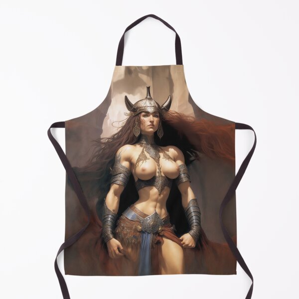 Item preview, Barbarian Princess illustration designed and sold by Vintage Designs +.