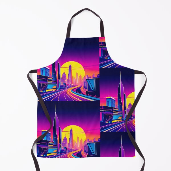 Item preview, Neon Urban Nights City Art Metropolis Colorful designed and sold by ART ATTACK ZONE.