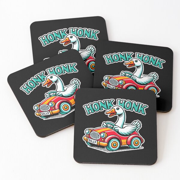 Item preview, Honk Honk Goose Driving | Silly Cartoon Design designed and sold by DrawHandArt.