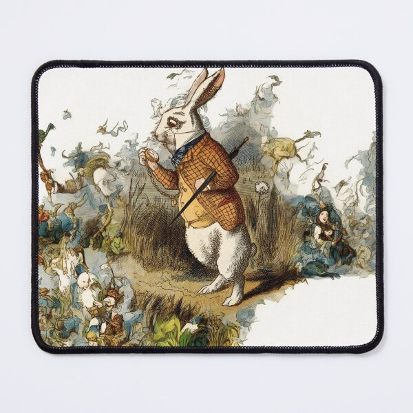 Item preview, White Rabbit - Alice in wonderland illustration John Tenniel designed and sold by Vintage Designs +.