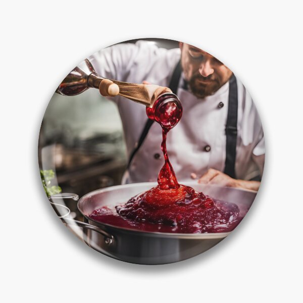 Item preview, A chef cooking with wine. designed and sold by me-me-me74.