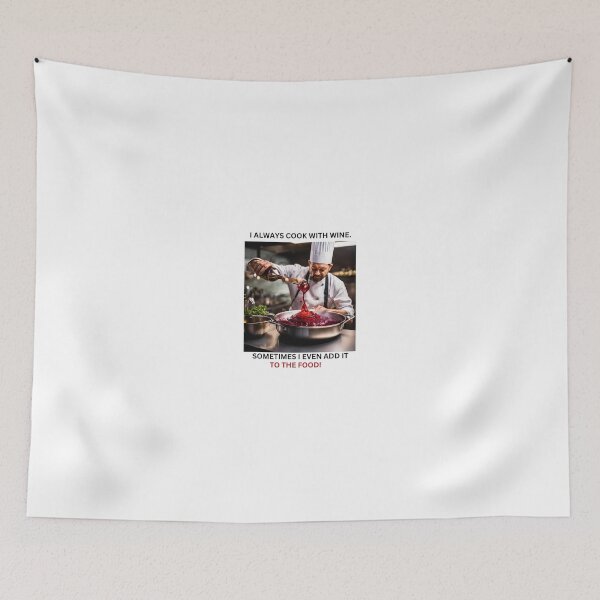 Item preview, A chef cooking with wine. designed and sold by me-me-me74.