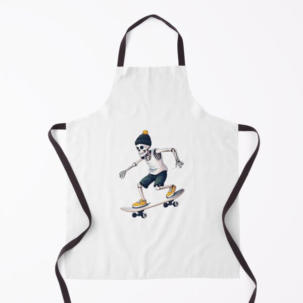 Item preview, "Vibrant Cartoon Skeleton Skateboarding in Style - Fun and Energetic Design" designed and sold by IINSPIRA.