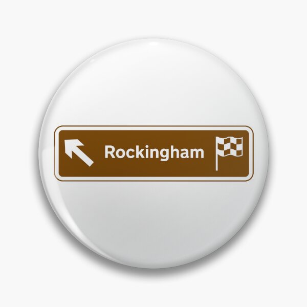 Item preview, Rockingham Circuit UK Style Road Sign designed and sold by Dougie Middleton.