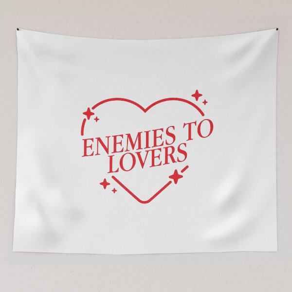 Item preview, Enemies To Lovers Sparkly Heart Red Version designed and sold by AlliMarieArt.
