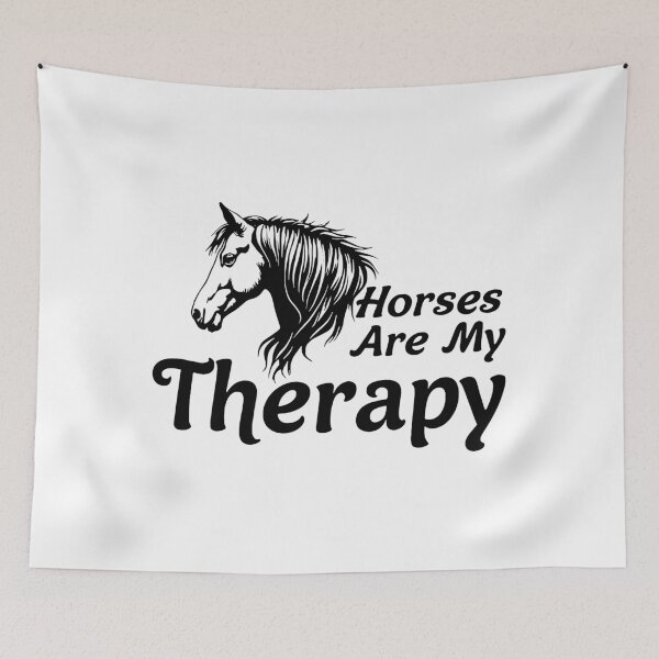 Item preview, Horses Are My Therapy designed and sold by YatoMino.