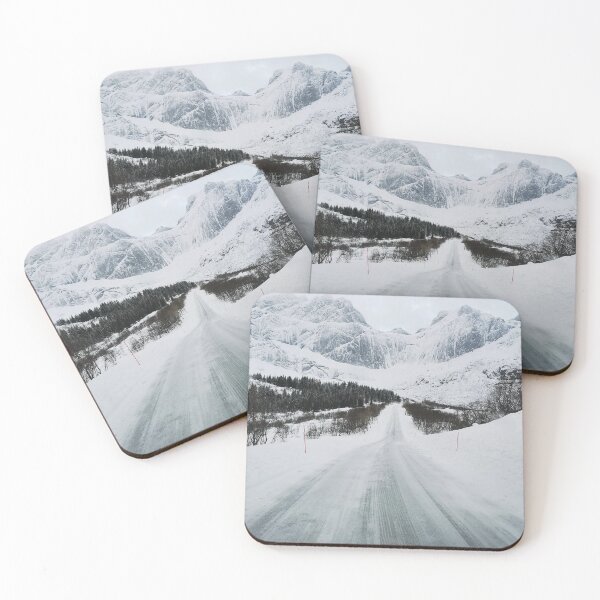 Item preview, Road on the Lofoten in winter designed and sold by Thomas Rieger.