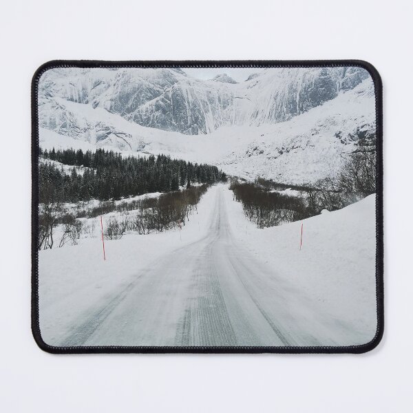 Item preview, Road on the Lofoten in winter designed and sold by Thomas Rieger.
