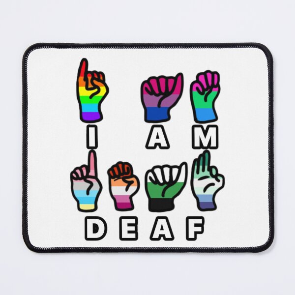 Item preview, I am deaf sign designed and sold by Artistkhg.