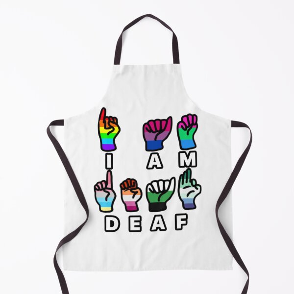 Item preview, I am deaf sign designed and sold by Artistkhg.