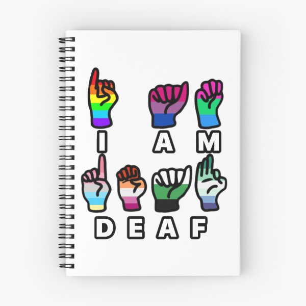 Item preview, I am deaf sign designed and sold by Artistkhg.