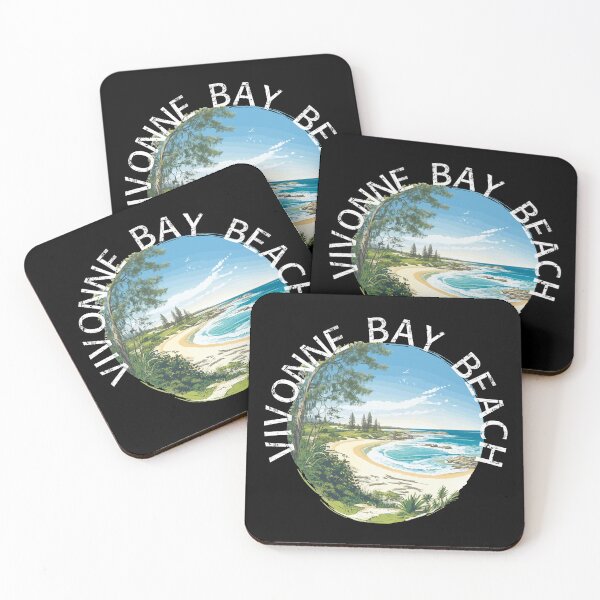 Item preview, Vivonne Bay Beach (with White Lettering) designed and sold by VelvetRoom.
