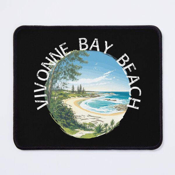 Item preview, Vivonne Bay Beach (with White Lettering) designed and sold by VelvetRoom.