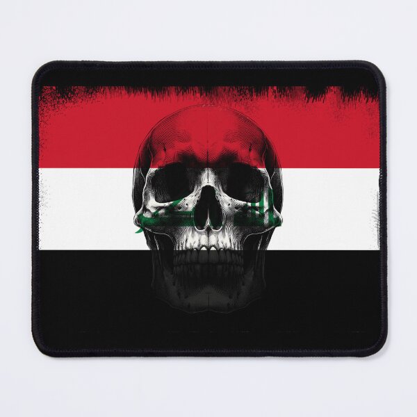 Item preview, IRAQ SKULL FLAG NATION RAREART COUNTRY HALLOWEEN #ogirdor designed and sold by ogirdorgraphics.