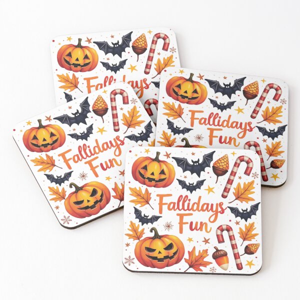 Item preview, Fallidays Fun | Autumn Holiday Celebration Design | Festive Fall Vibes | Halloween and Thanksgiving Art | Cozy Seasonal Typography designed and sold by PaintedPixels01.