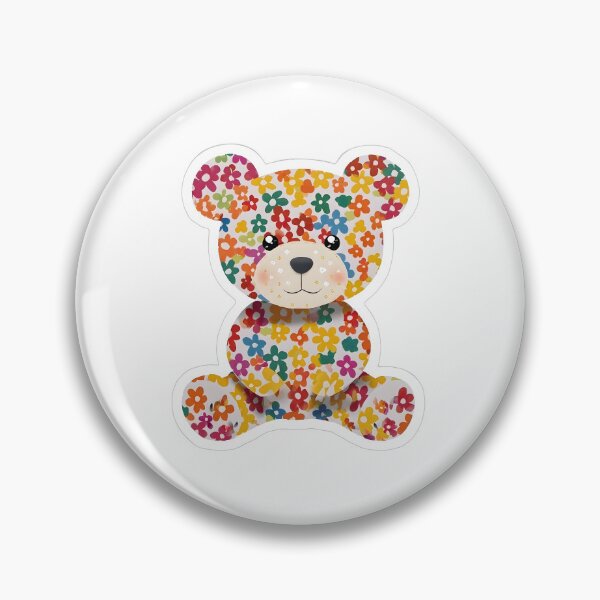 Item preview, Flower Power Teddy Bear designed and sold by dreamvisionsKG.