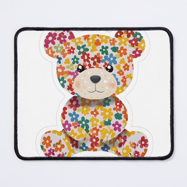 Item preview, Flower Power Teddy Bear designed and sold by dreamvisionsKG.