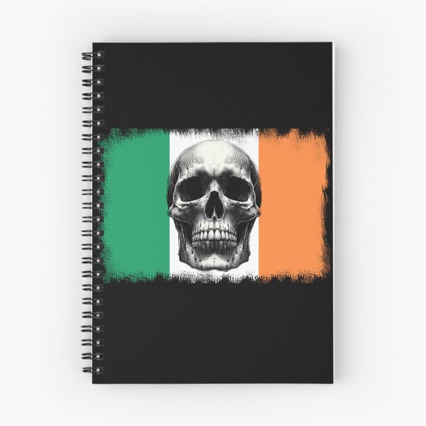 Item preview, IRELAND SKULL FLAG NATION RAREART COUNTRY HALLOWEEN #ogirdor designed and sold by ogirdorgraphics.