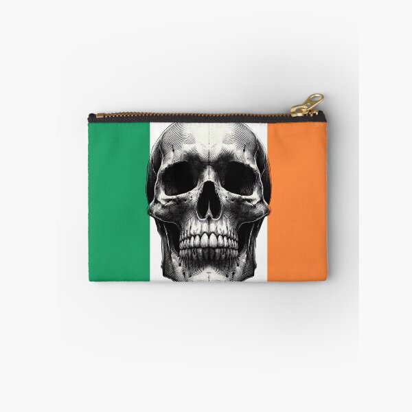 Item preview, IRELAND SKULL FLAG NATION RAREART COUNTRY HALLOWEEN #ogirdor designed and sold by ogirdorgraphics.