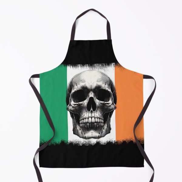 Item preview, IRELAND SKULL FLAG NATION RAREART COUNTRY HALLOWEEN #ogirdor designed and sold by ogirdorgraphics.