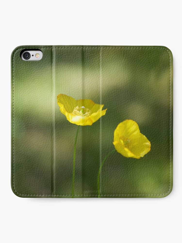 Alternate view of Poppies iPhone Wallet
