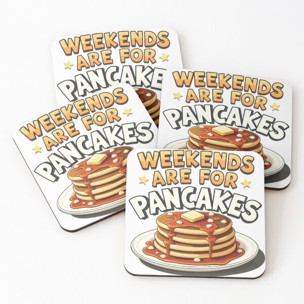 Item preview, Weekends Are for Pancakes | Fun Breakfast Quote Design | Cozy Weekend Vibes | Pancake Lover Art | Weekend Breakfast Humor designed and sold by PaintedPixels01.