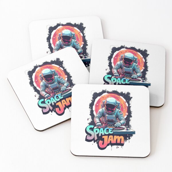 Item preview, Astronaut DJ Spinning Space Jam designed and sold by yasarstore.