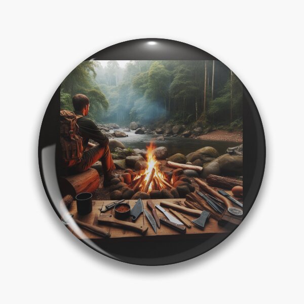 Item preview, Bushcraft in forest designed and sold by MindsAtelier.