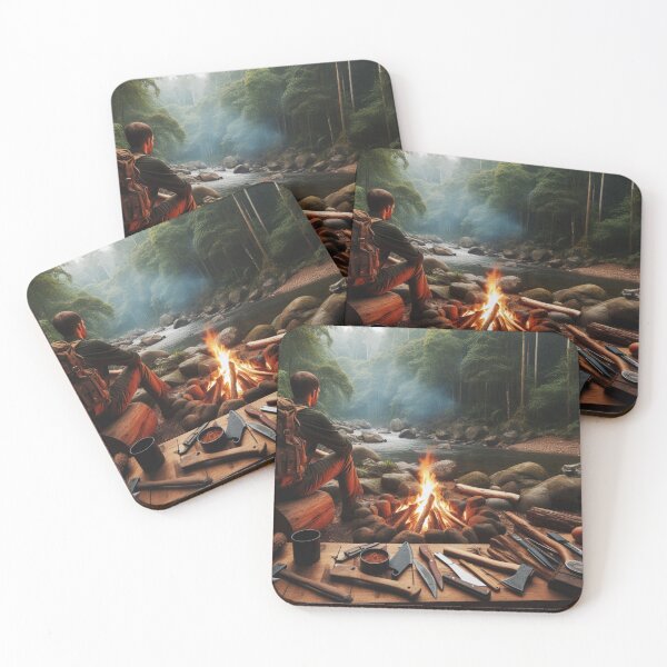 Item preview, Bushcraft in forest designed and sold by MindsAtelier.