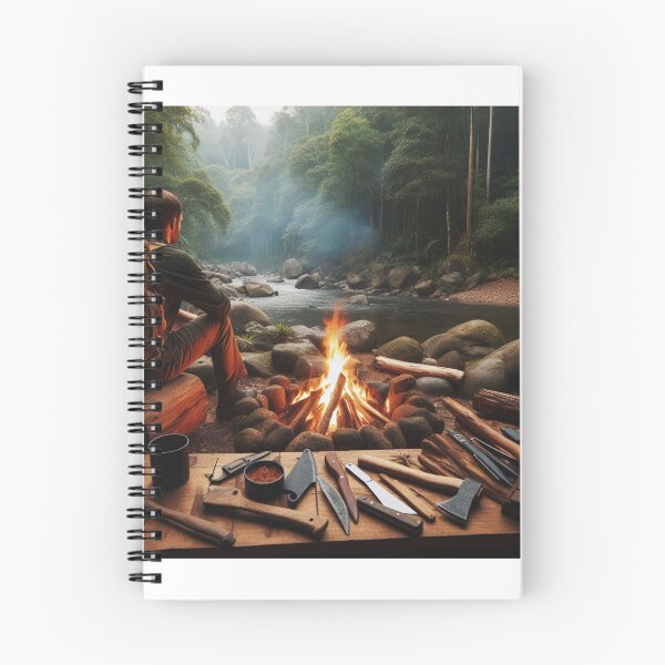 Item preview, Bushcraft in forest designed and sold by MindsAtelier.