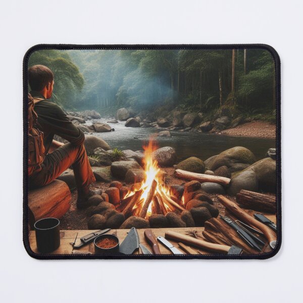 Item preview, Bushcraft in forest designed and sold by MindsAtelier.
