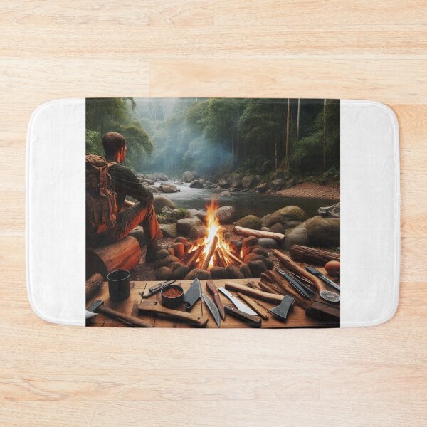 Item preview, Bushcraft in forest designed and sold by MindsAtelier.