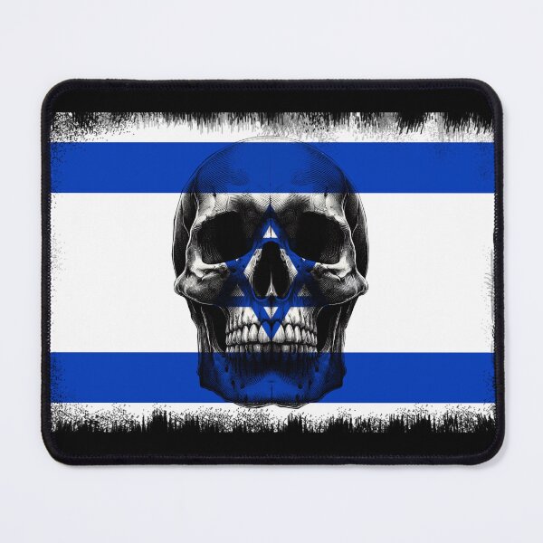 Item preview, ISRAEL SKULL FLAG NATION RAREART COUNTRY HALLOWEEN #ogirdor designed and sold by ogirdorgraphics.