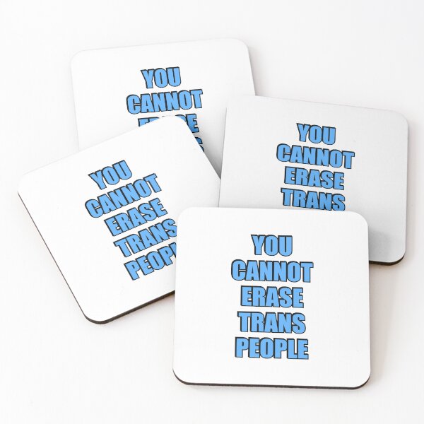 Item preview, You cannot erase trans people - Trans Rights designed and sold by Inspirationmotivation.