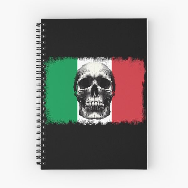 Item preview, ITALY SKULL FLAG NATION RAREART COUNTRY HALLOWEEN #ogirdor designed and sold by ogirdorgraphics.