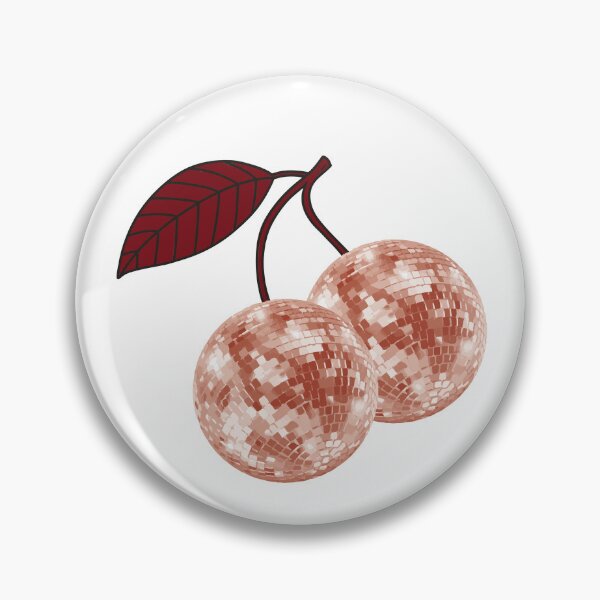Item preview, Red Cherry Disco Ball Bookish designed and sold by StickyBook.