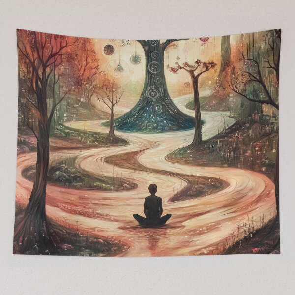 Item preview, Oasis of Calm. Yoga wellbeing design. designed and sold by Shoot-The-Moon.