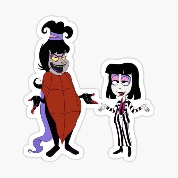 Artikel-Vorschau von Outfittausch zwischen Toonjuice und Lydia Deetz, designt und verkauft von AvaTheArtCup.