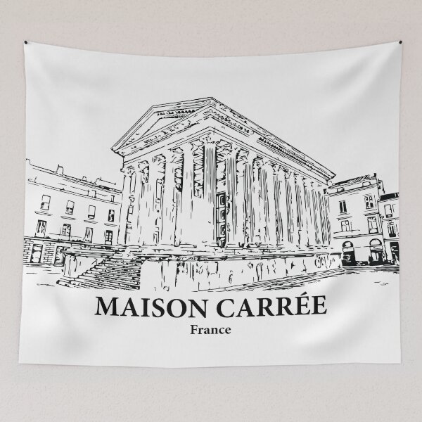 Item preview, Maison Carrée - France designed and sold by Lakeric Cityscapes.