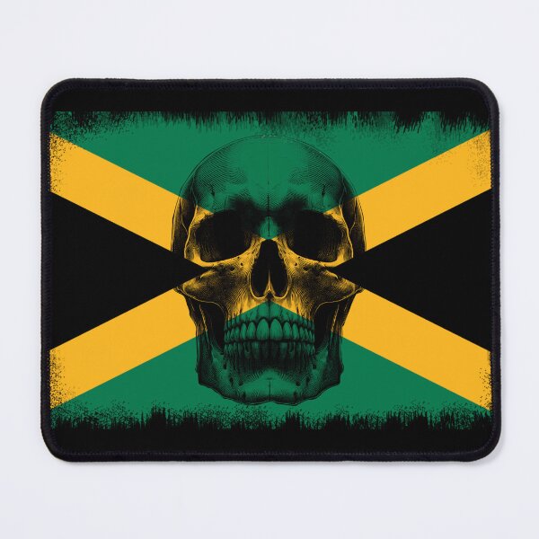 Item preview, JAMAICA SKULL FLAG NATION RAREART COUNTRY HALLOWEEN #ogirdor designed and sold by ogirdorgraphics.