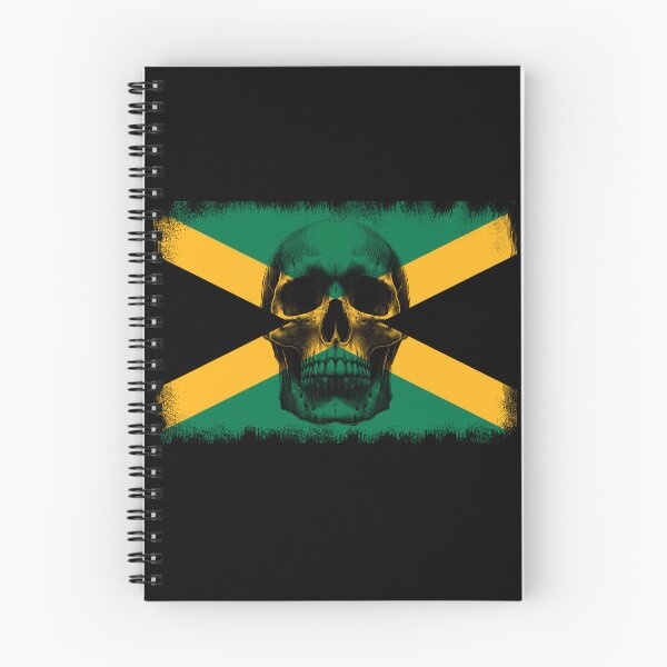 Item preview, JAMAICA SKULL FLAG NATION RAREART COUNTRY HALLOWEEN #ogirdor designed and sold by ogirdorgraphics.