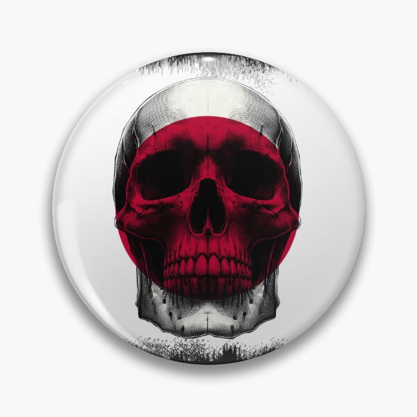Item preview, JAPAN SKULL FLAG NATION RAREART COUNTRY HALLOWEEN #ogirdor designed and sold by ogirdorgraphics.
