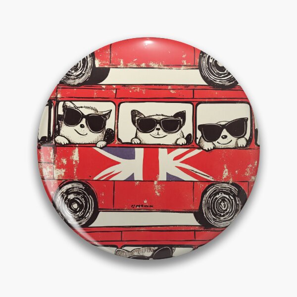 Item preview, London Bus Cool Cats 2 designed and sold by uncledougie.