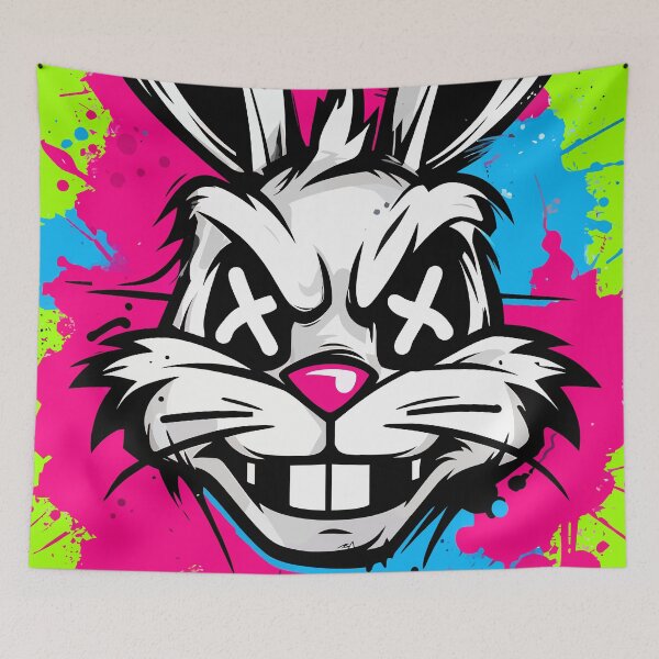 Item preview, Rockstar Rabbit: Punk Vibes designed and sold by UniqueDesign751.