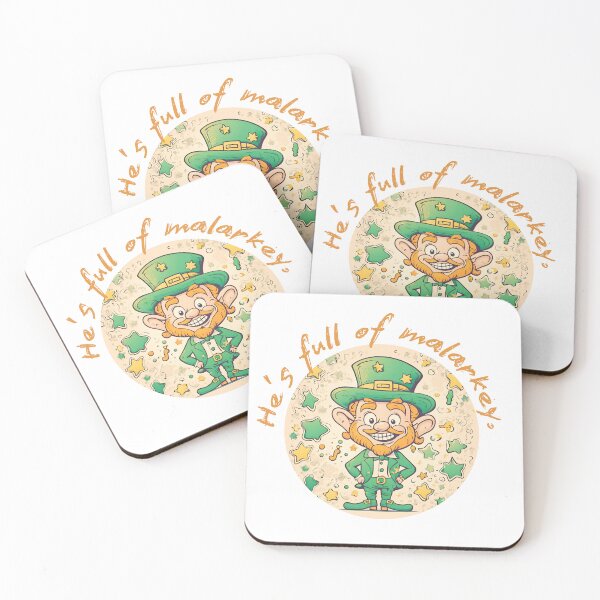Item preview, Irish Sayings, Idioms, Full of Malarkey, Nonsense designed and sold by CulturalCurios.