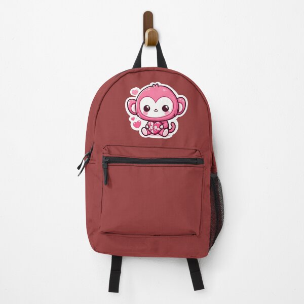 Item preview, Lovely Valentine Pink Monkey designed and sold by ArtistEmbrace.