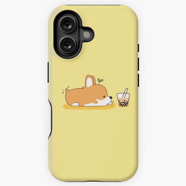Item preview, Corgi and Bubble Tea  designed and sold by ww-lens.