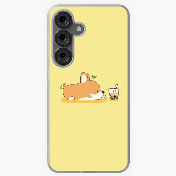 Item preview, Corgi and Bubble Tea  designed and sold by ww-lens.