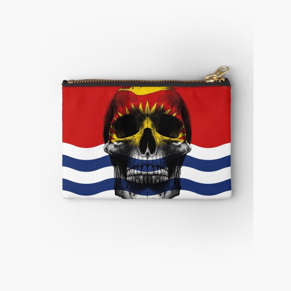 Item preview, KIRIBATI SKULL FLAG NATION RAREART COUNTRY HALLOWEEN #ogirdor designed and sold by ogirdorgraphics.